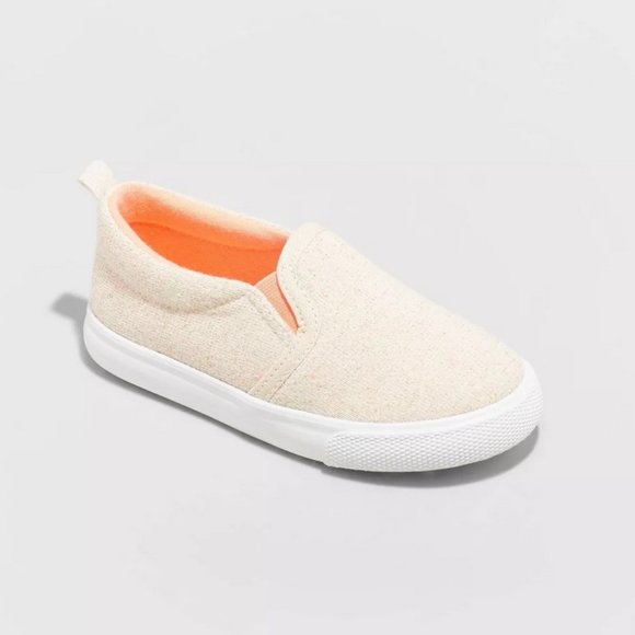 Cat & Jack Other - Toddler Girls' Alexus Slip-On Sneakers - Cat & Jack™ Pink/Coral